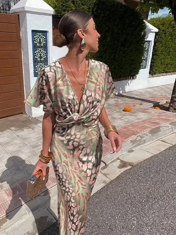 Elegant Wrap Kjole