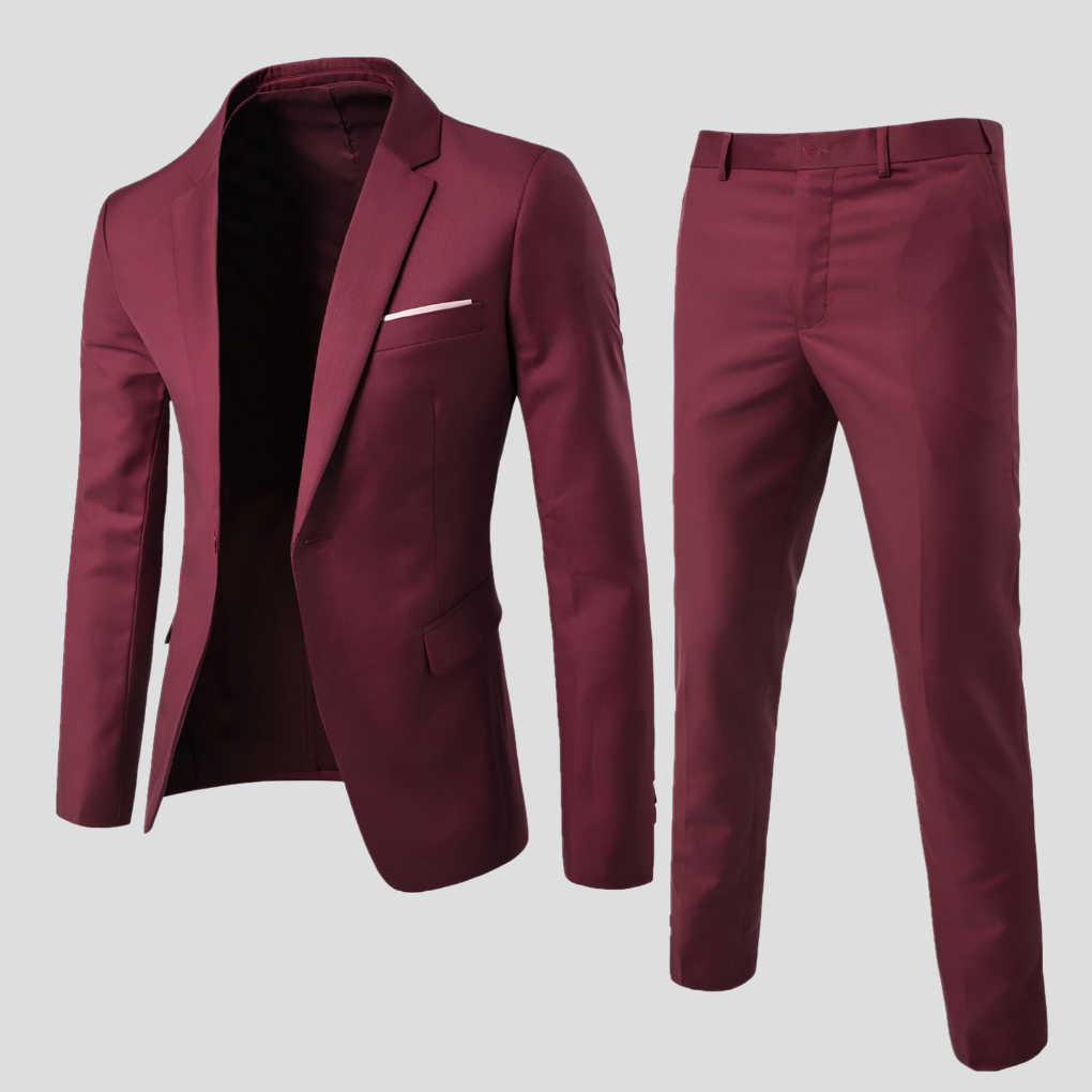 Elegant herrejakkesæt med blazer og bukser
