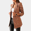 Stilfulde Kvinder Blazer med Klassiske tern