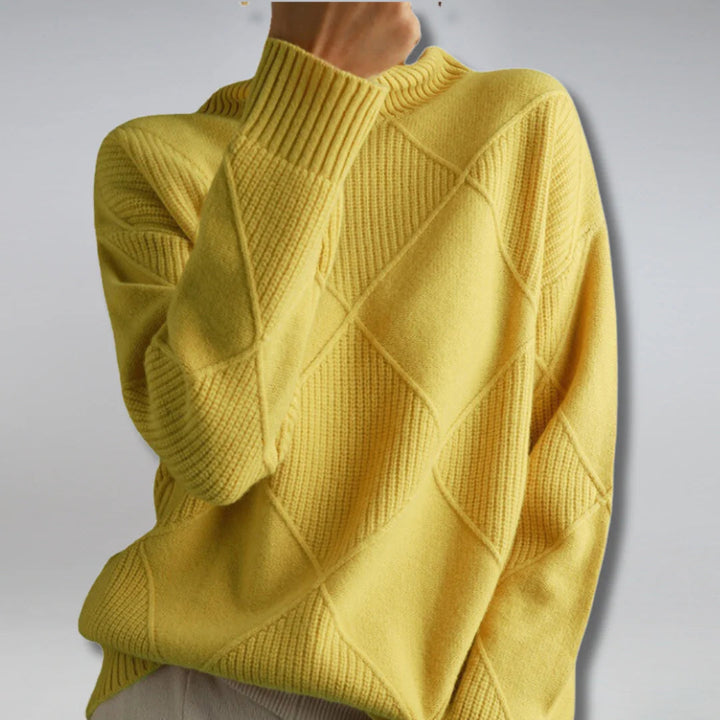 Luksuriøs Cashmere-rullekravetrøje til kvinder