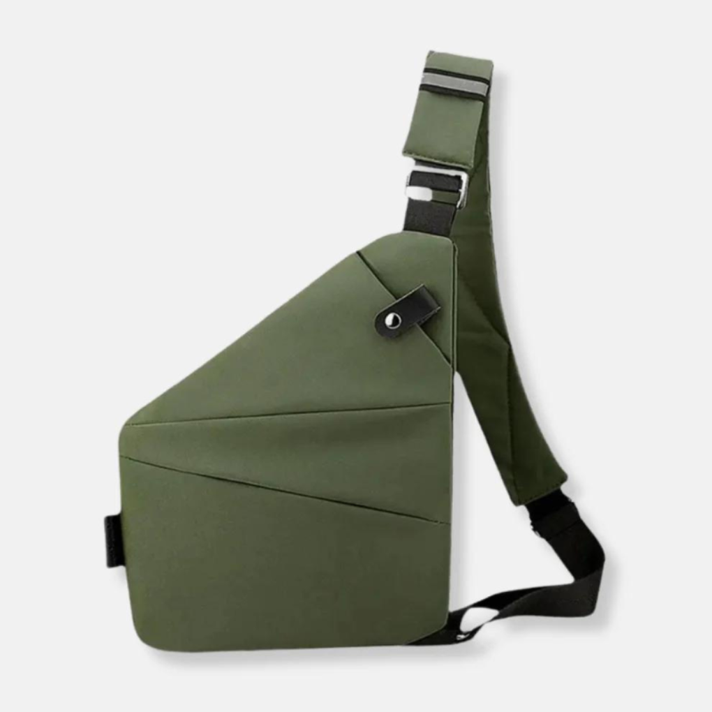 Minimalistisk tyverisikret crossbody-taske – organiseret og sikker opbevaring til en aktiv livsstil