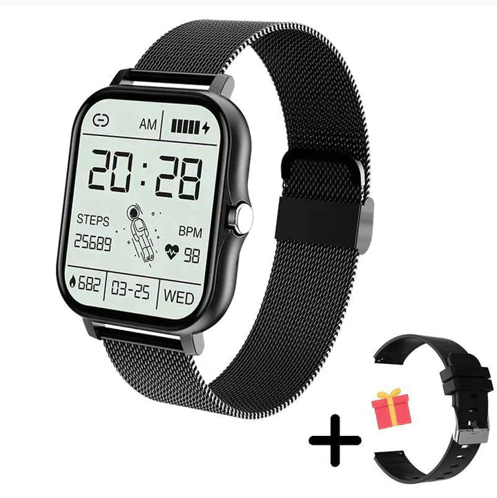 Smartwatch Fitness, Bluetooth-opkald og sundhedsovervågning