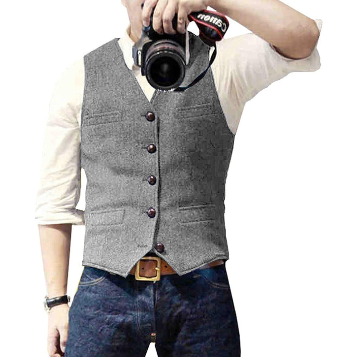 Denimvest til mænd