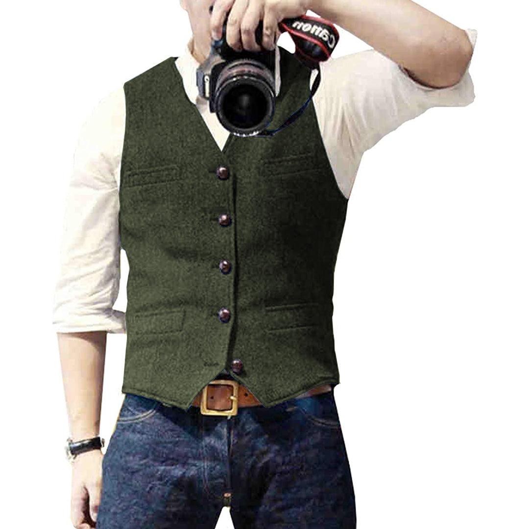 Denimvest til mænd