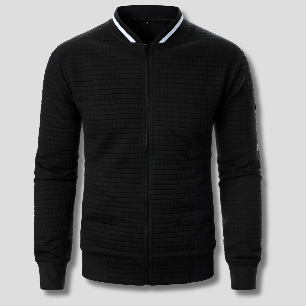 Behagelig og varm sweater med lynlås til mænd