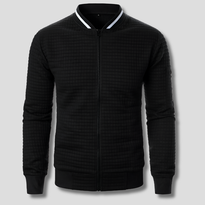 Behagelig og varm sweater med lynlås til mænd