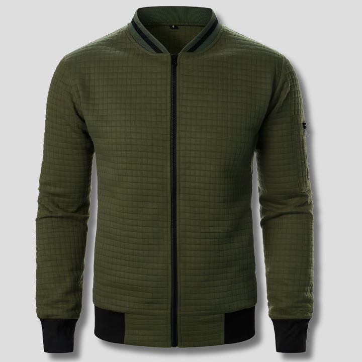 Behagelig og varm sweater med lynlås til mænd