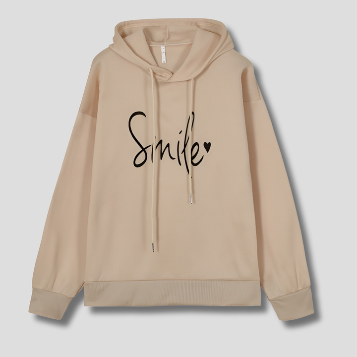 Smile-hoodie til kvinder