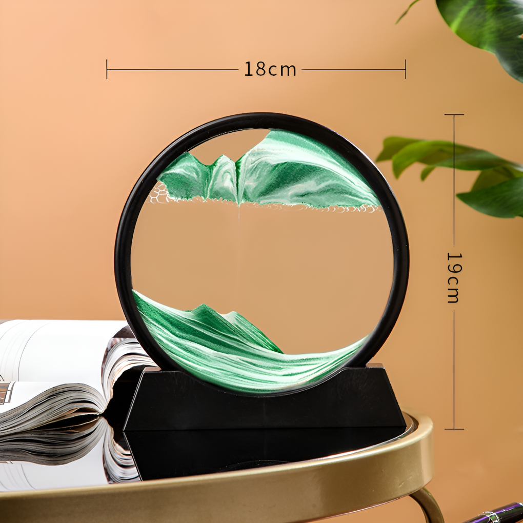 3D timeglaslampe