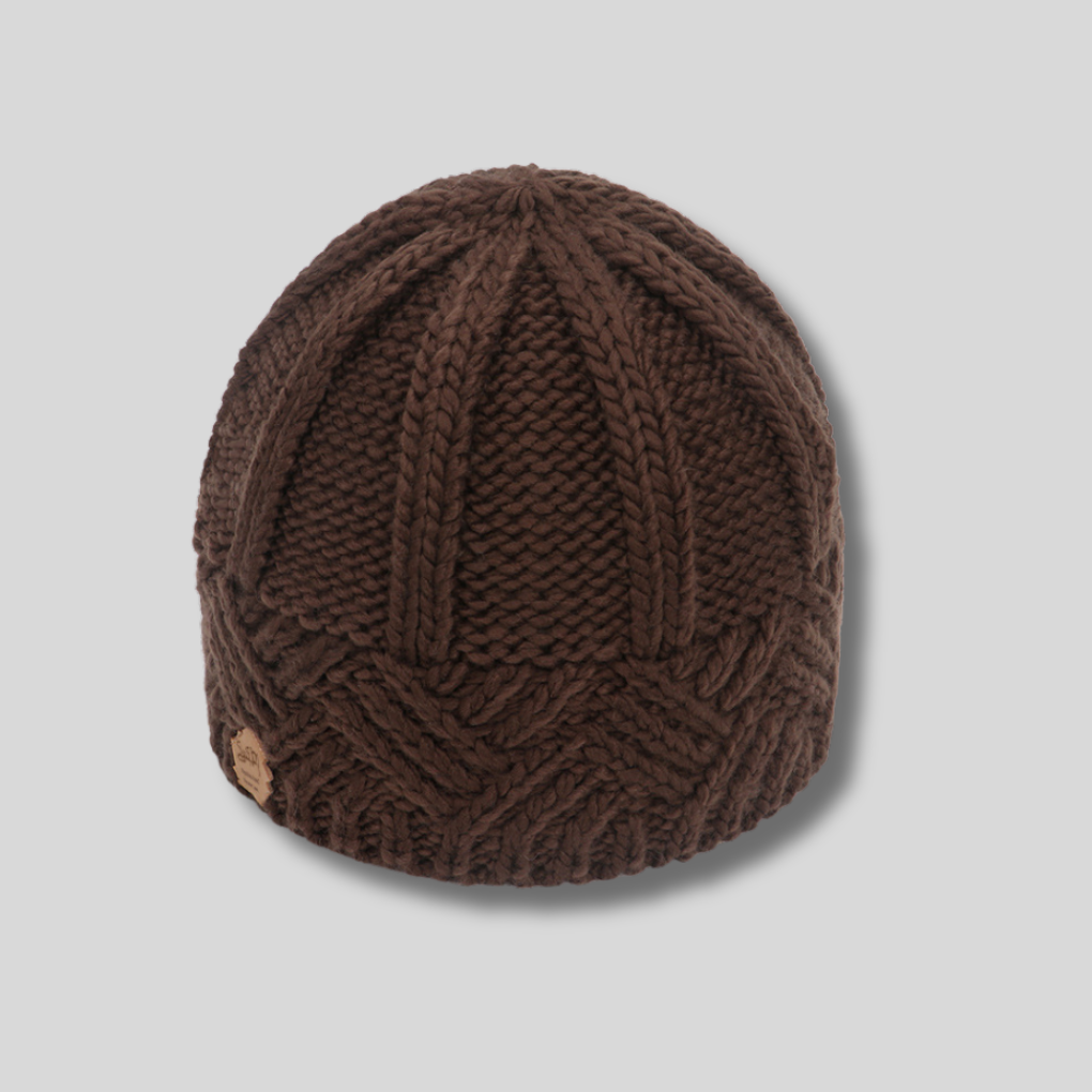 Dame Strikket Beanie