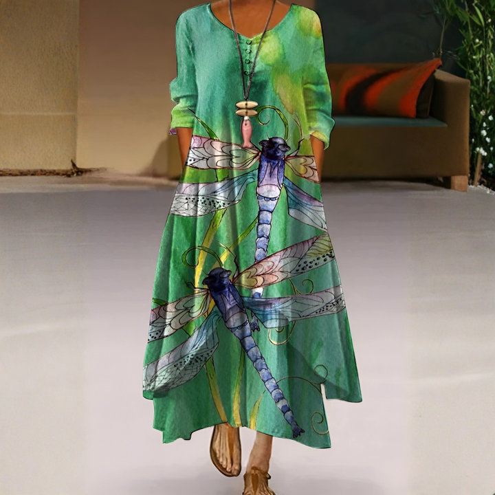 Elegant bæredygtig kjole