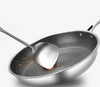 Non-stick stegepande i rustfrit stål