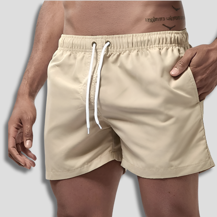 Herre hurtigttørrende badeshorts