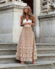 Tulle Maxi Nederdel med Elastik Linning