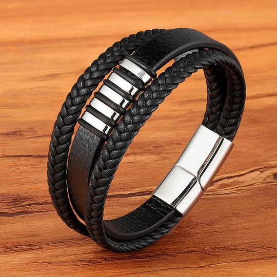Stilfuld sneaker i Læder Armbånd til Mænd