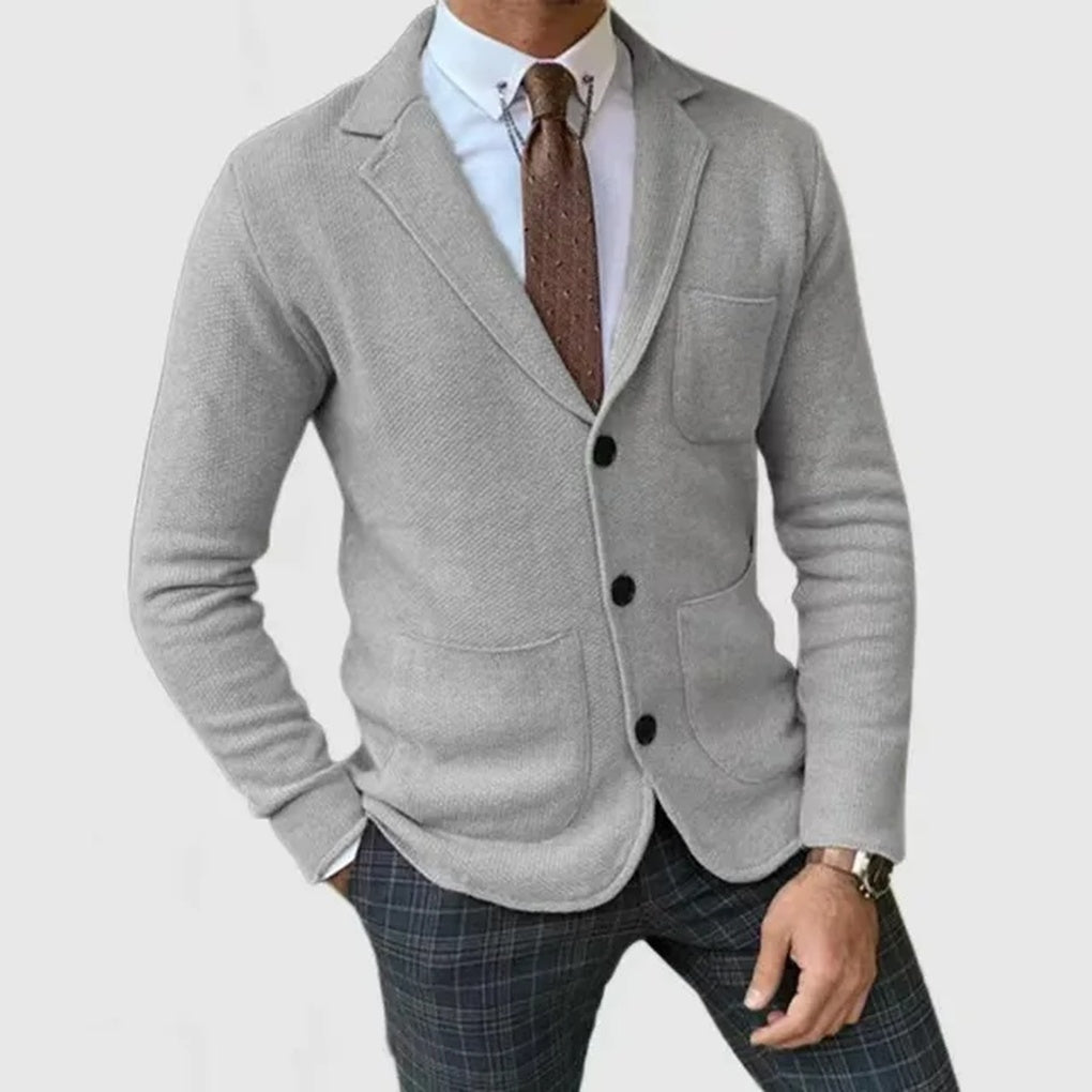 Herrestrikket blazer – Raffineret stil