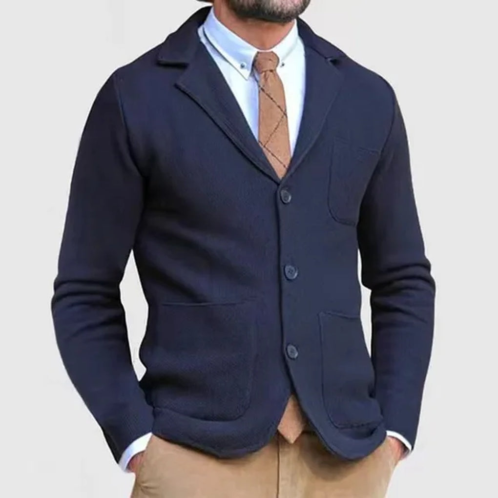 Herrestrikket blazer – Raffineret stil