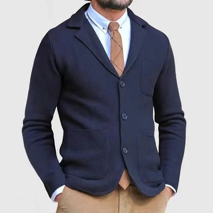 Herrestrikket blazer – Raffineret stil