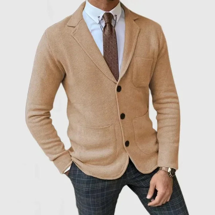 Herrestrikket blazer – Raffineret stil