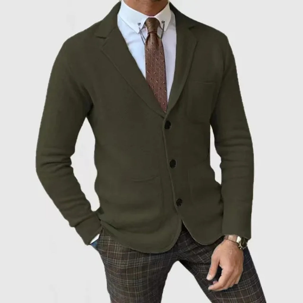 Herrestrikket blazer – Raffineret stil