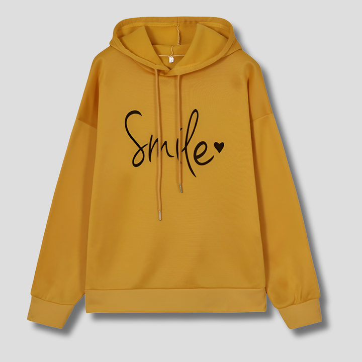 Smile-hoodie til kvinder