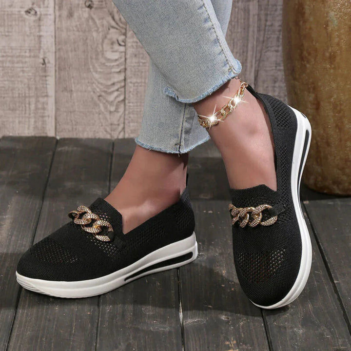 Klassiske slip-on loafers til kvinder