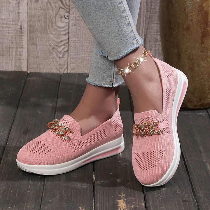 Klassiske slip-on loafers til kvinder