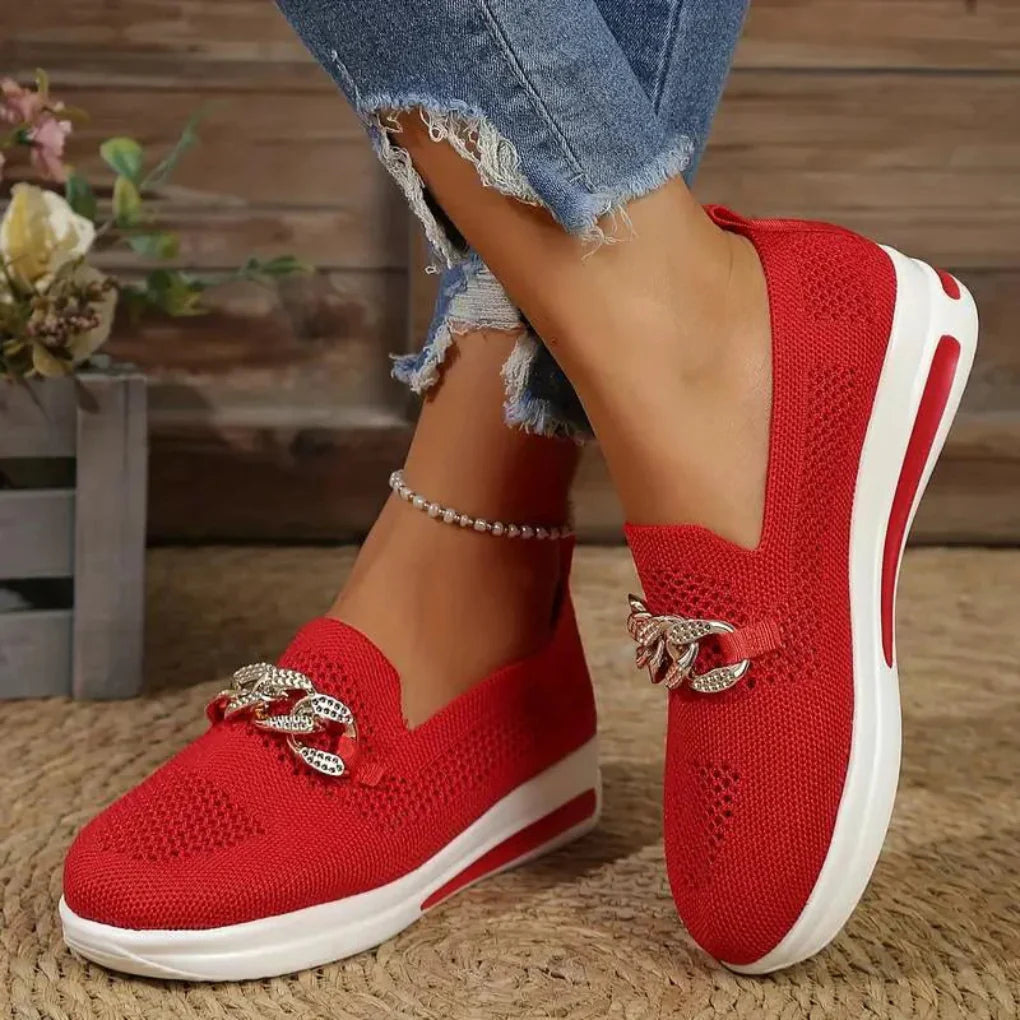 Klassiske slip-on loafers til kvinder