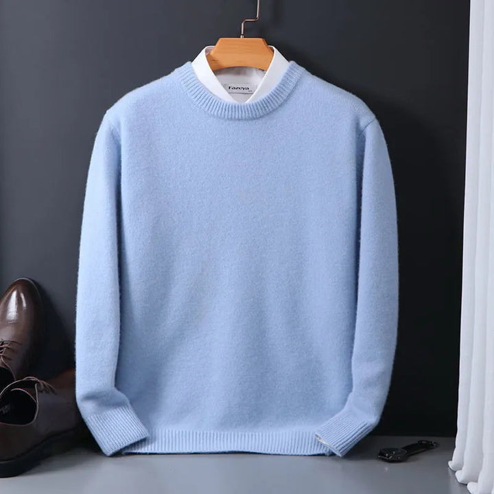 Klassiske Cashmere-Blanding Mænds Pullover