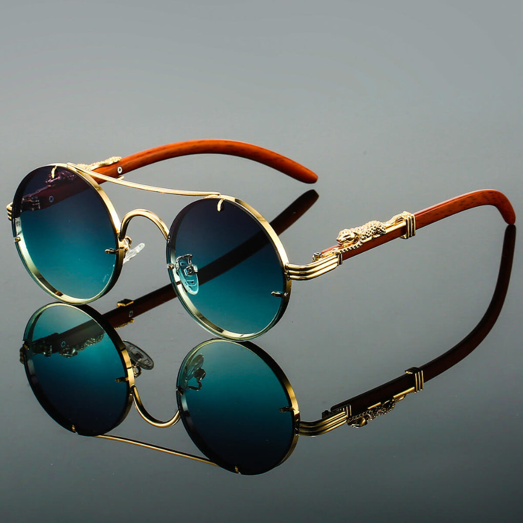 Retro solbriller lavet af metal