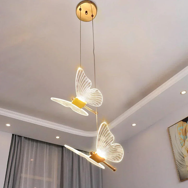 Magiske LED Sommerfugl Pendel