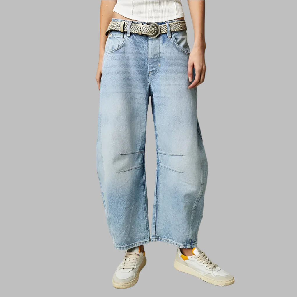 Damejeans med brede ben