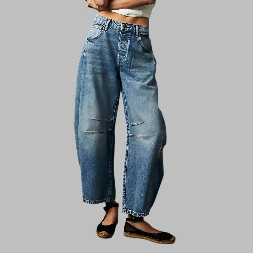 Damejeans med brede ben
