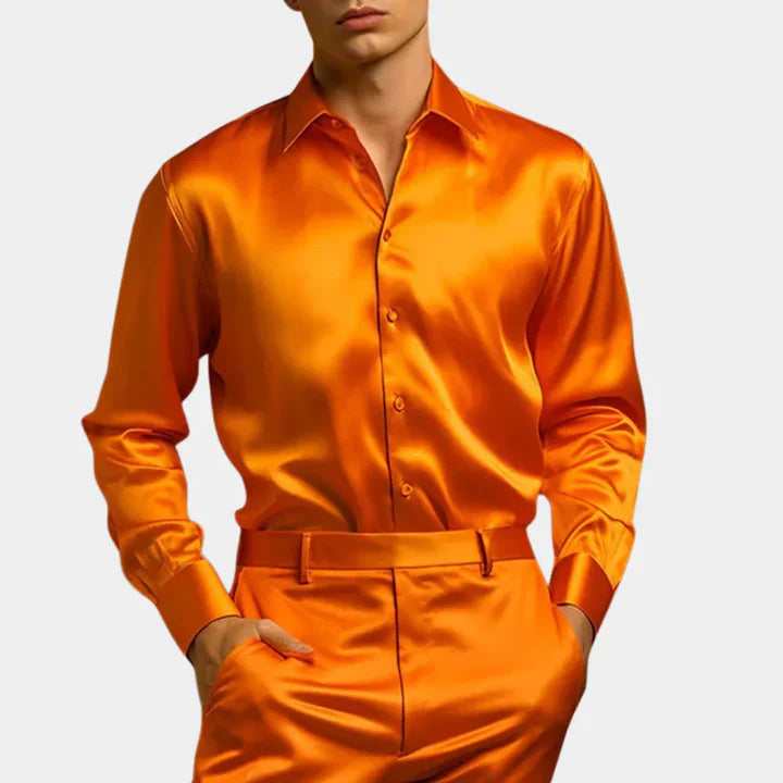 Klassiske Stræk Mænds Shirt