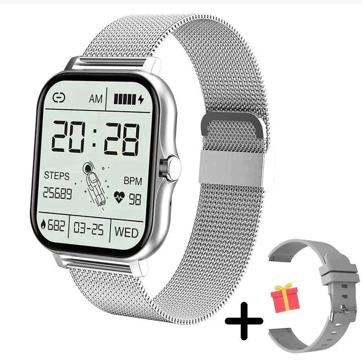 Smartwatch Fitness, Bluetooth-opkald og sundhedsovervågning