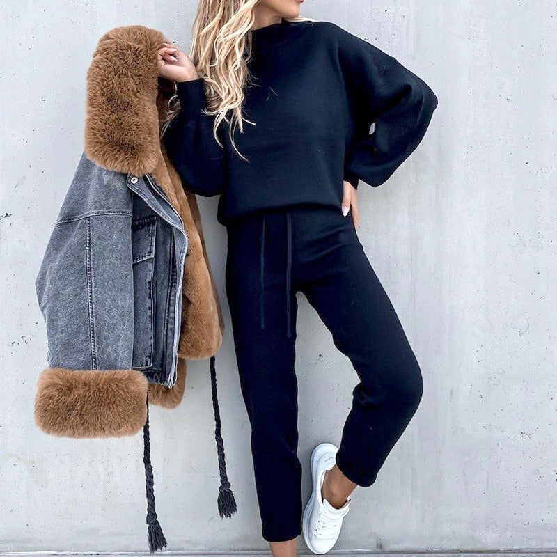 Yohana - Komfortabelt 2-delt Tracksuit til Kvinder-Modiva