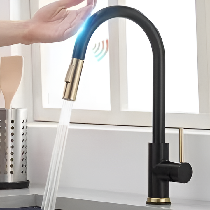 Berøringsfri køkkenarmatur med Motion Sensor