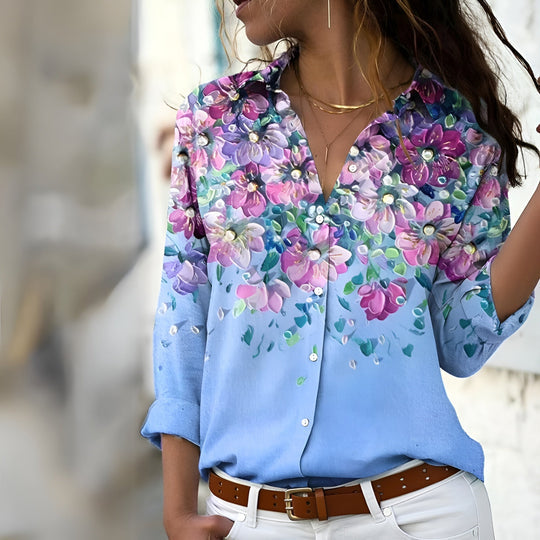 Casual Mønstrede Bluse