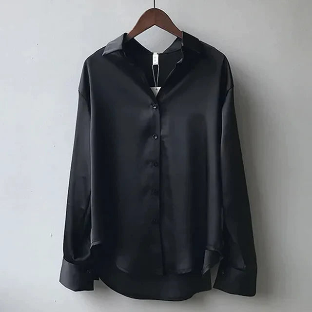Casual Løs Bluse