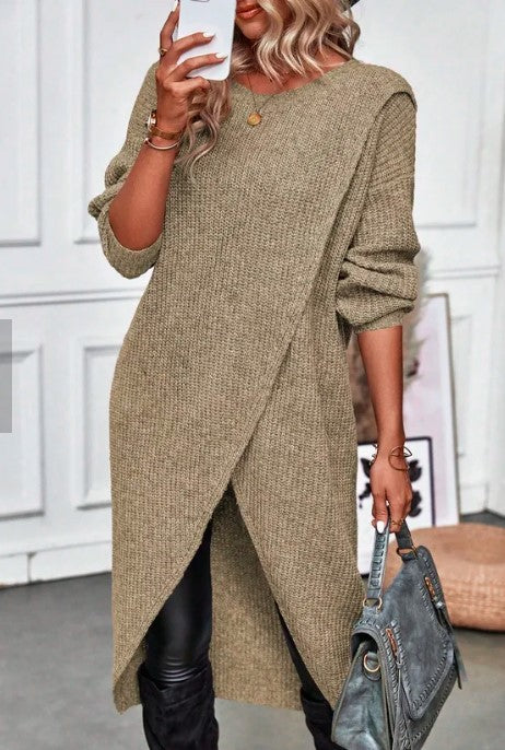 Stilfuld Sweater Kjole-Modiva