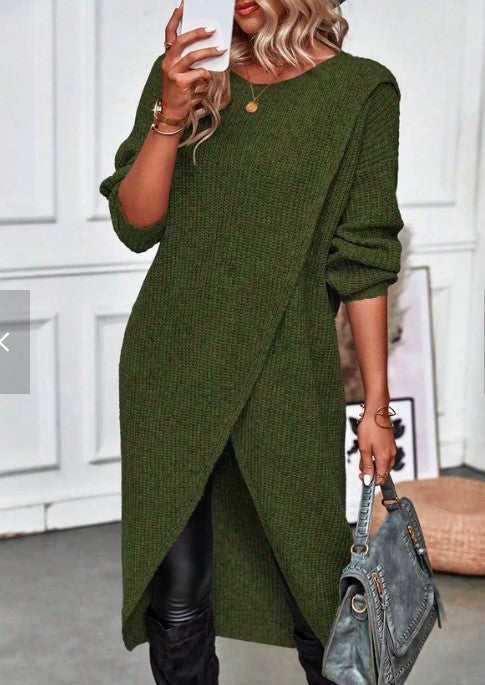 Stilfuld Sweater Kjole-Modiva