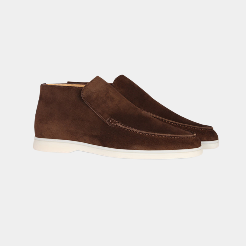 Elegant Calf Suede Mænds Loafer