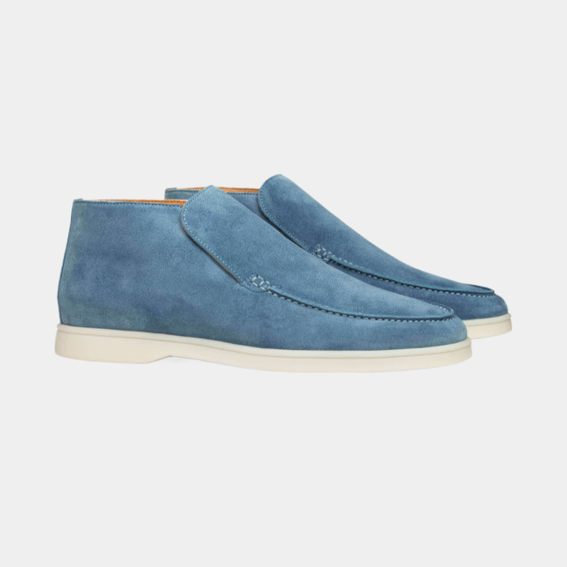 Elegant Calf Suede Mænds Loafer