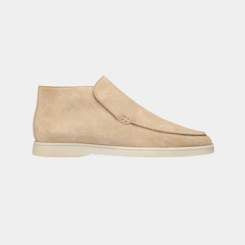 Elegant Calf Suede Mænds Loafer