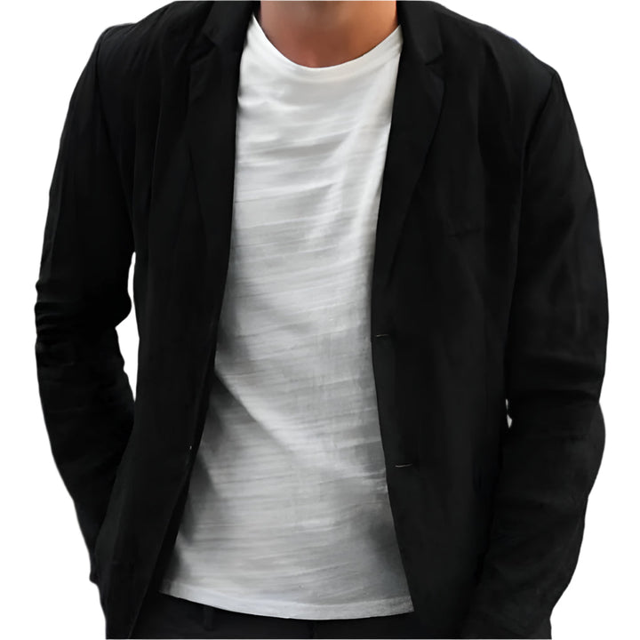 Elegant og afslappet herreblazer i hør til enhver lejlighed