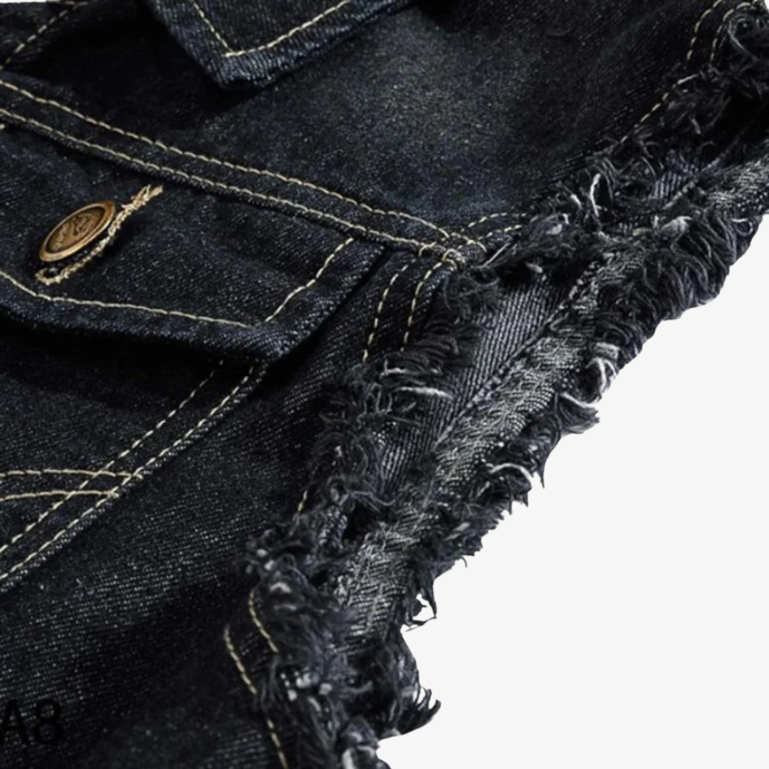 Retro Denim Herrevest