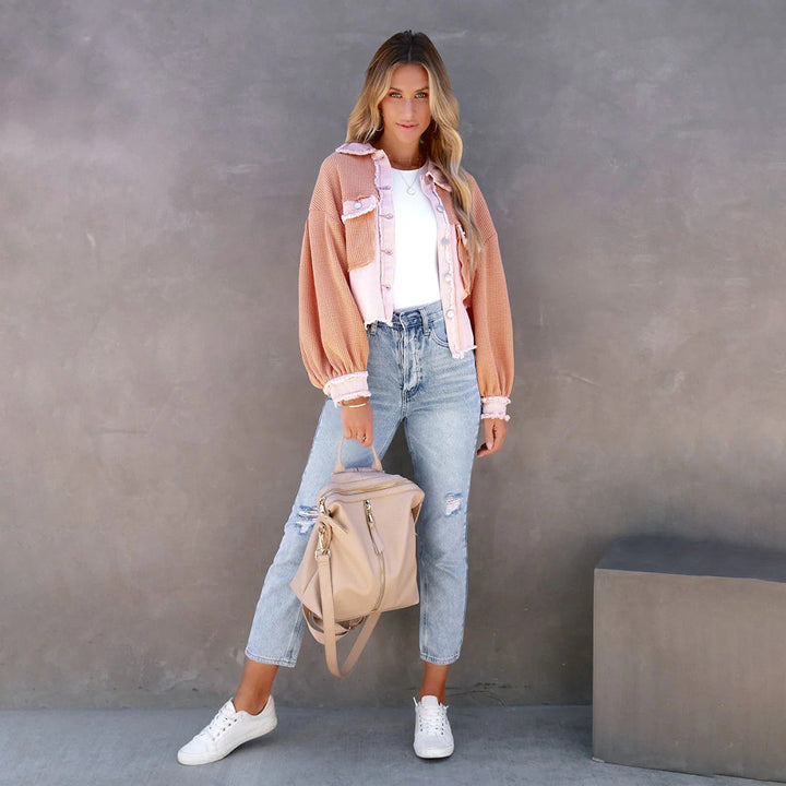 Gisele - Stilfuld Cropped Jakke til Kvinder-Modiva