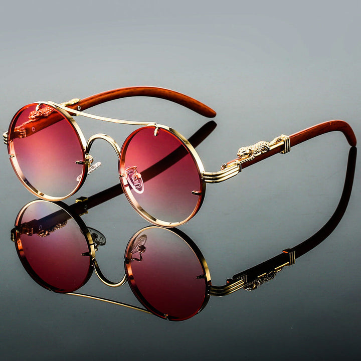 Retro solbriller lavet af metal