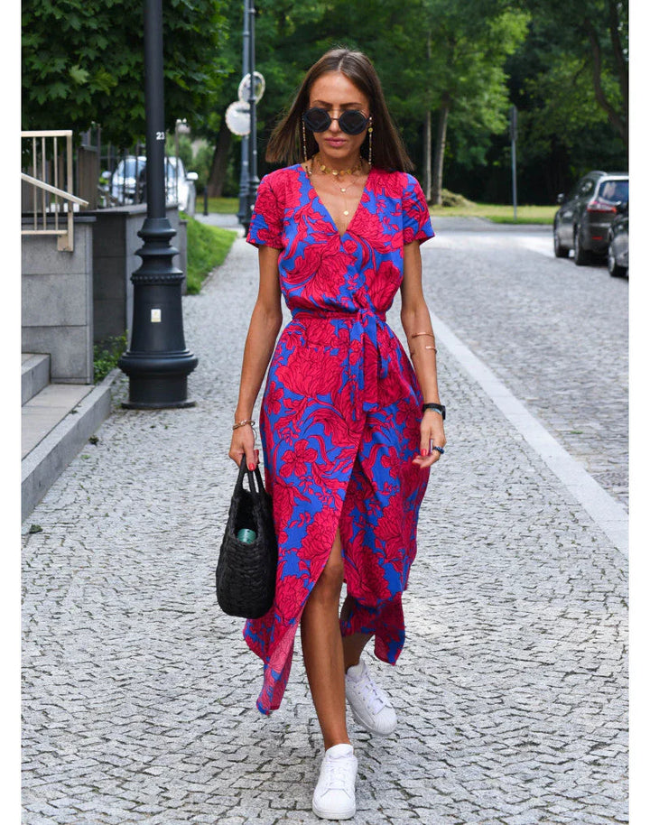 Blomstret Sommer Maxi Kjole