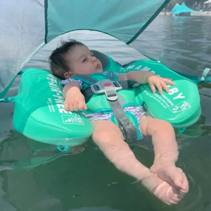 Baby Buksetrold Svømme Ring med Parasol